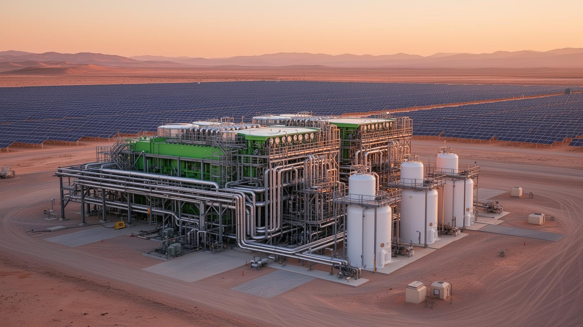 Curated reference image evoking a hydrogen production landscape.